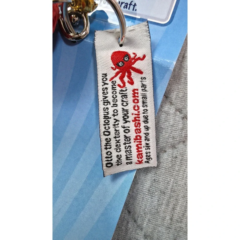 Kamibashi Otto the Octopus Keychain Red String Doll Gang New